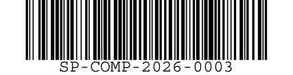 Barcode for record SP-COMP-2026-0003