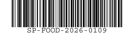 Barcode for record SP-FOOD-2026-0109