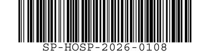 Barcode for record SP-HOSP-2026-0108