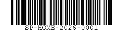 Barcode for record SP-HOME-2026-0001